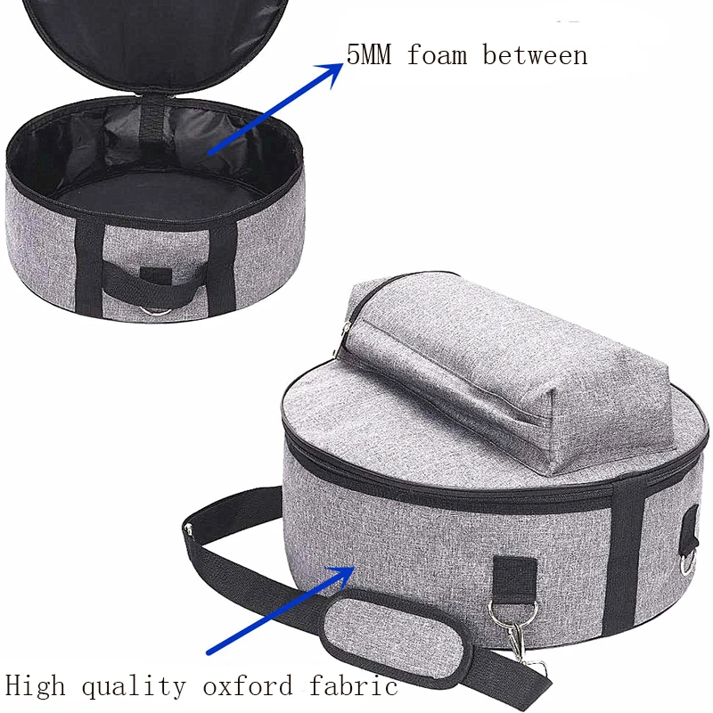 Great Drum Set Bag Cases Covers for Dustproof Storage and Transport Snare Drum Carrying Backpack Waterproof Polyester Letter