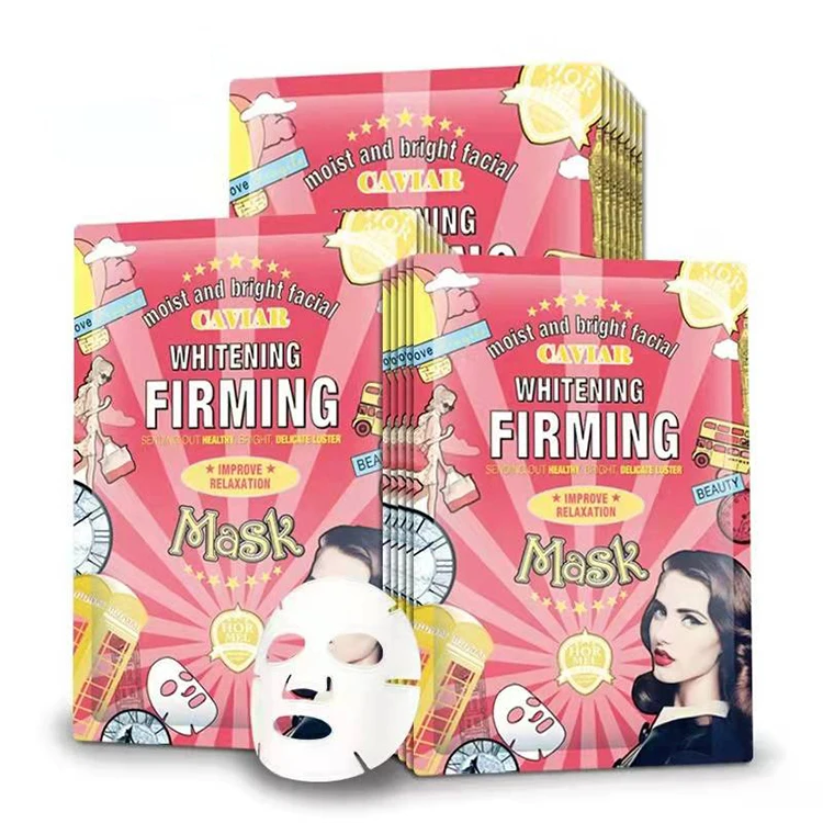 Hyaluronic Acid Moisturizing Korean Face Mask Collagen Sheet Mask Acne Treatment Facial Mask Skin Care Korean Cosmetics