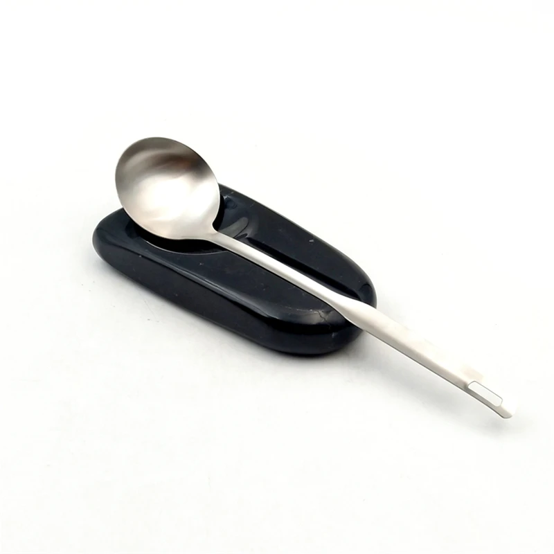 low price wholesale custom luxury marble kitchen soup spoon holder for cookware accessories