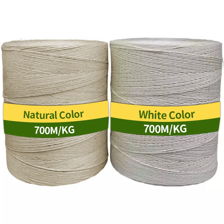 Сизалевая веревка натуральная тонкая сизалевая нить заводская цена 1 5 мм 800 м/кг/белая пряжа 100%