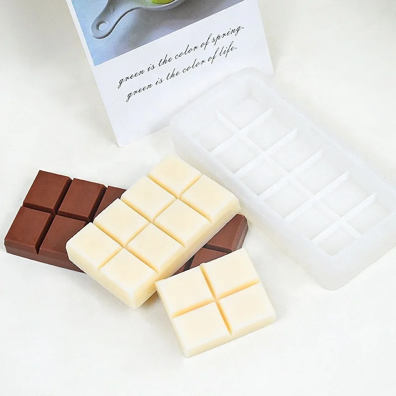 DM990 12 полостей прямоугольная силиконовая форма для шоколадных батончиков фаршированные конфеты фисташковые формы пара шоколад DIY