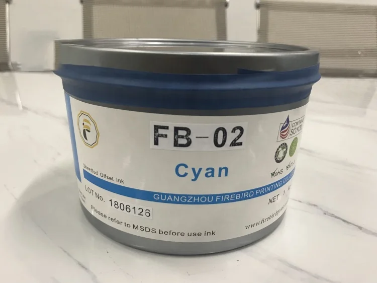  Экологичные чернила для офсетной печати FB-02 High Gloss сои офсетная печать