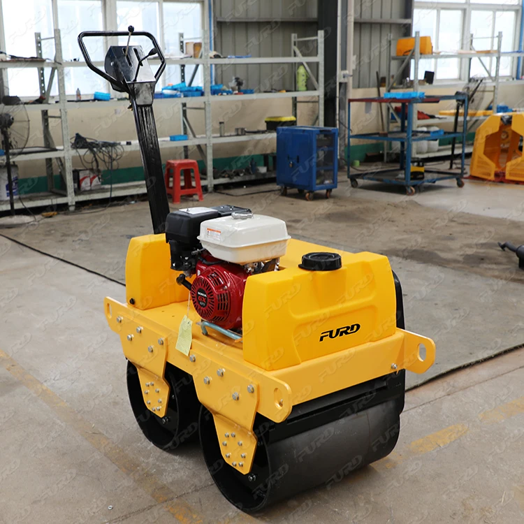 Road Construction Equipment and Tools Double Drum New Vibratory Road Roller Small Mini Road Rollers Machine
