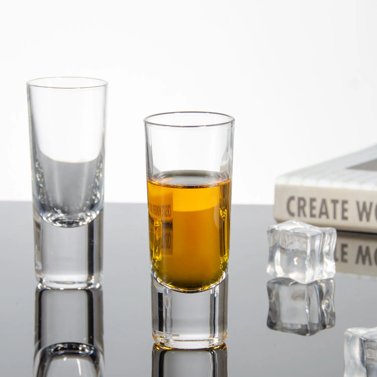 Samlife Wholesale Personalized Custom Logo Glass Tequila Shot Glasses