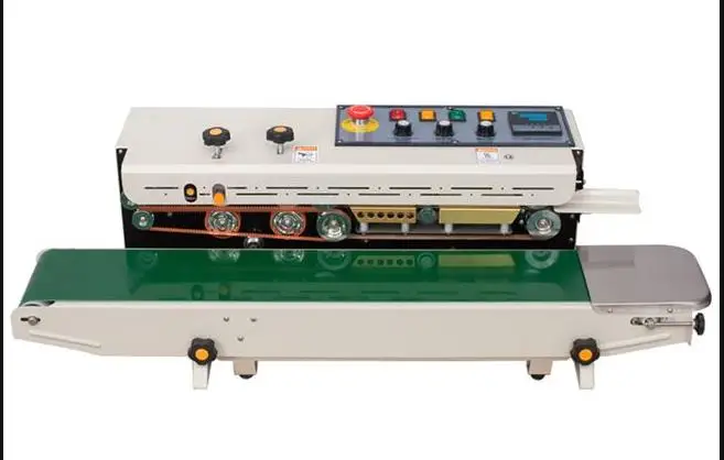 Пленочная термоуплотнительная машина для пластиковых пищевых непрерывных пакетов с кодирующим устройством с твердыми чернилами