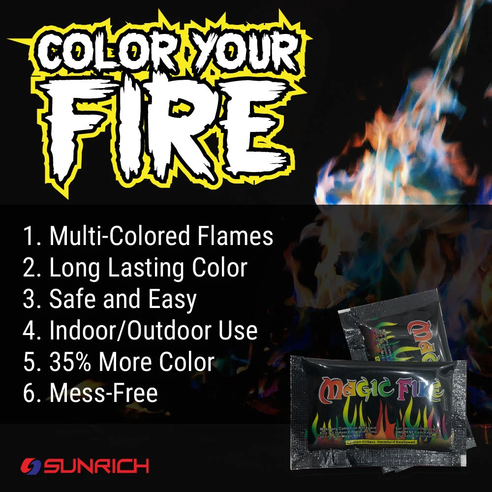 Hot seller fire color change color flames colorant flame changing fire flames