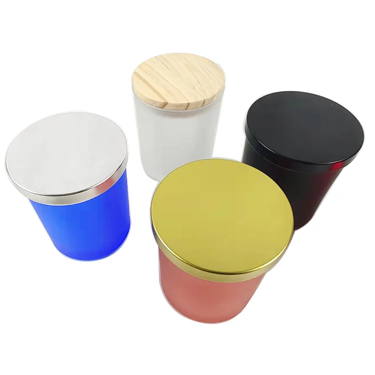 wholesale empty glass candle jars candle holder candle vessel