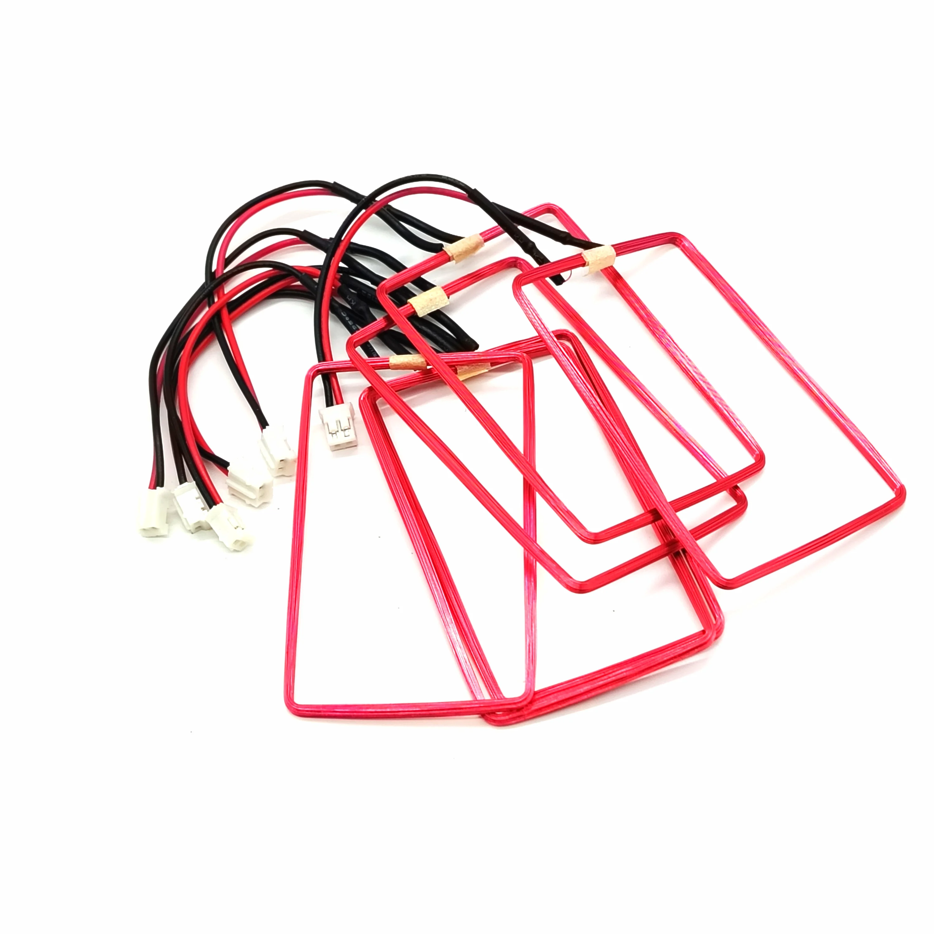 High quality 125KHz 134KHz 13.56mhz reader antenne rfid copper Coil antena 125khz rfid antenna with xh2.54 connector