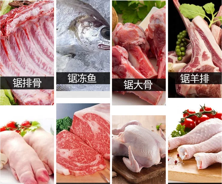 Напольная мясника резка костепилка говядина свинья рыбы нож для резки мяса