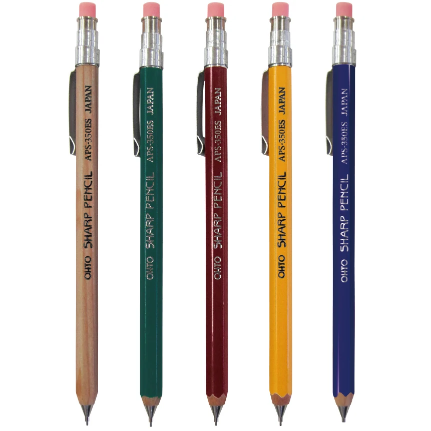 Ultra-fine Body Shape Wooden Mechanical Pencils From Sustainable Forest