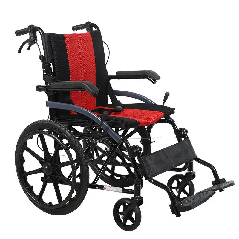 Factory direct sales of medical wheelchairs steel manual wheelchairs for the disabled