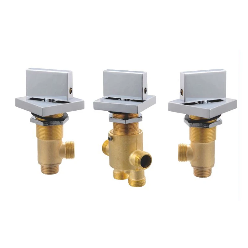 Whirlpool Bathtub Faucet 3 Pieces Hot and Cold Water Mixer Valve