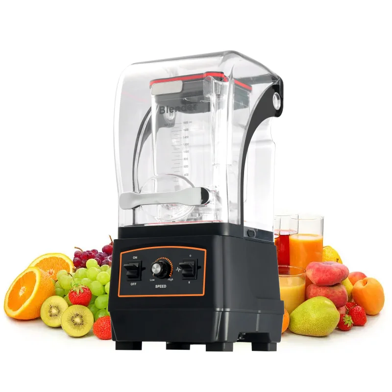 Smoothie Maker with Soundproof Cover Multifunctional high quality meal mixer for home use Commercial equipment for milk tea shop