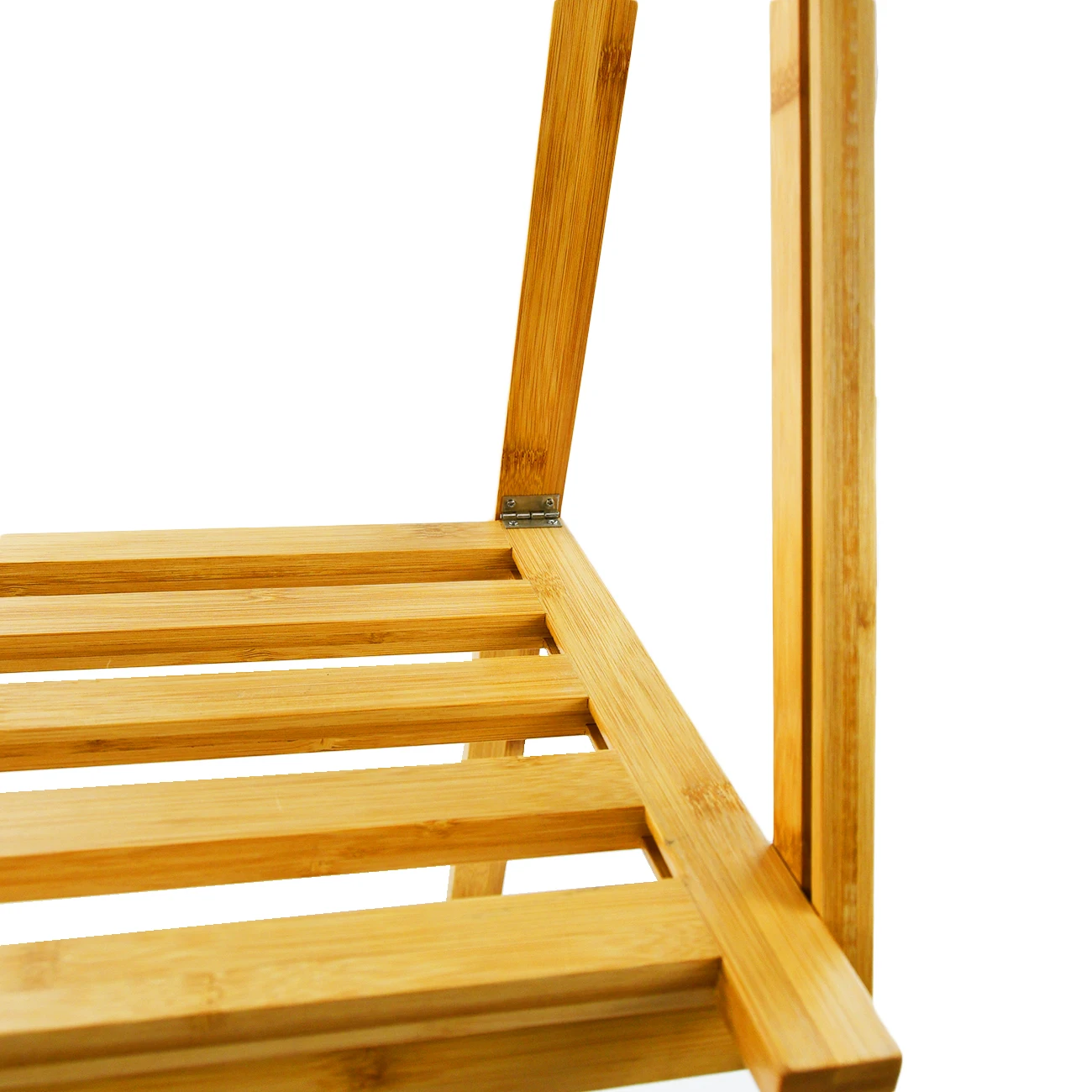 Custom Floor Standing Drying Shelf Bamboo Bath Accessories Storage Ladder Towel Rack Stand for Living Room Bathroom