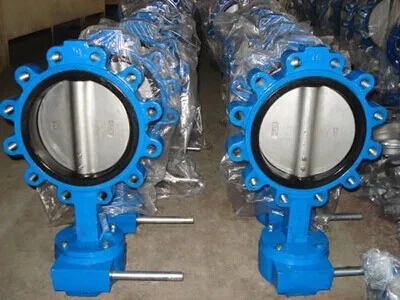 TKFM Chinese manufacturer soft seal ductile iron dn80 lug wafer type butterfly valve handles