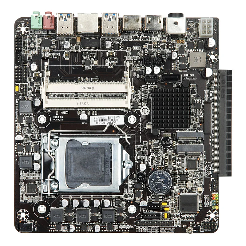 Factory Custom DDR3 16GB H310 Chipset Motherboard For I3/I5/I7 Business Laptop