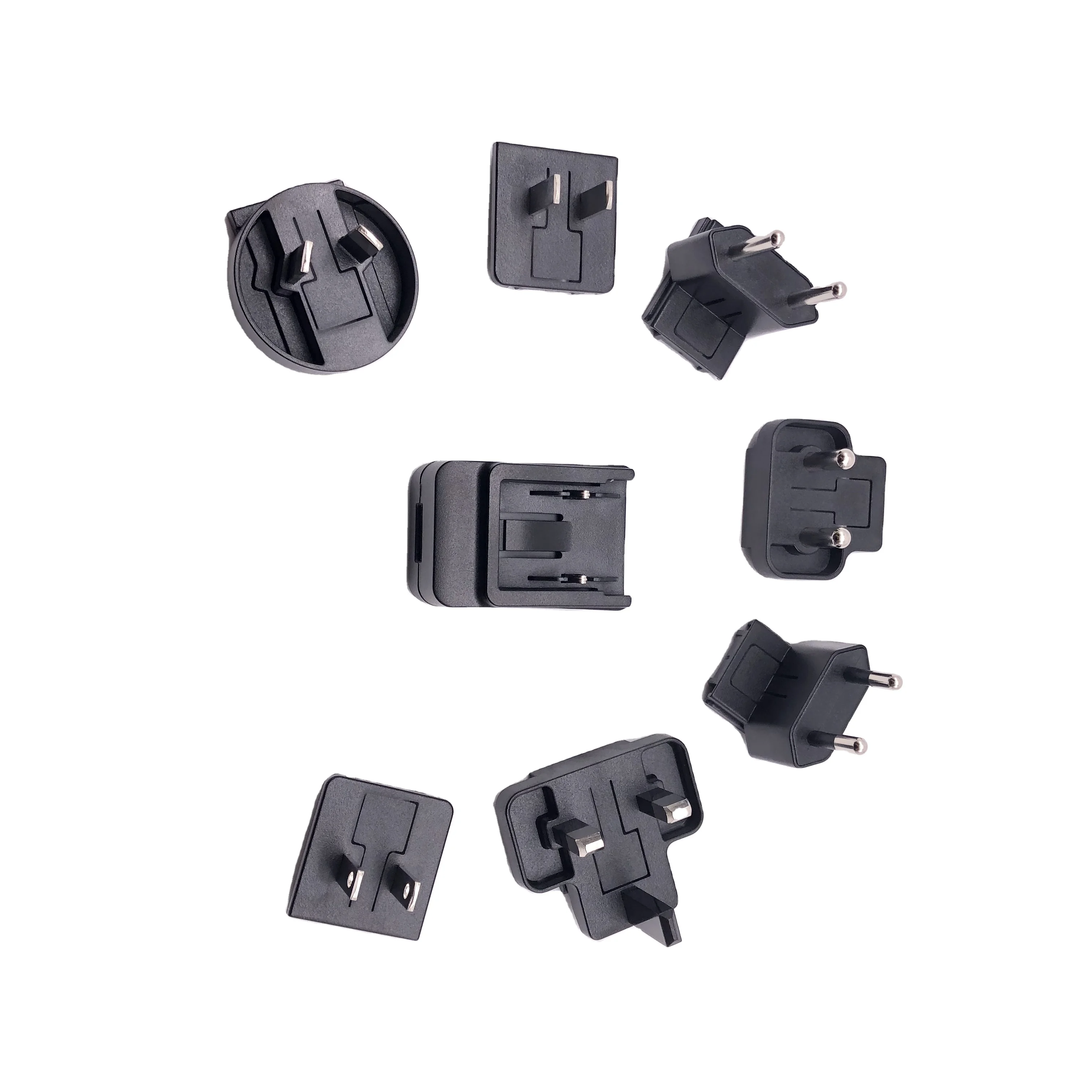 5v 1a detachable plug power adapter charger with UL60950/62368 GS CE SAA PSE KC CCC BIS NOM EAC ARGENTINA SIRC NRCS PSB