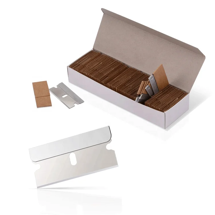 High Quality 100Pcs 1.5Inch Razor Knife Blade Scraper Blade For Car Window