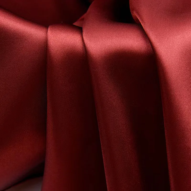 Gloss chamuse satin 100% polyester fabric 110g-120g use for dress