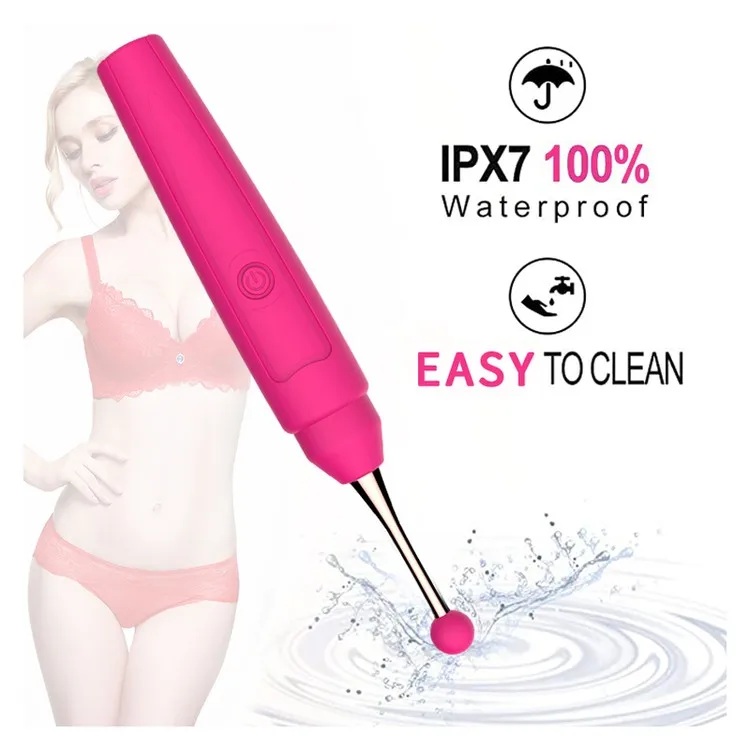 10 kinds of strong vibration mode Rechargeable IPX7 waterproof sex female vibrator nipple and vagina massager sex toy for women
