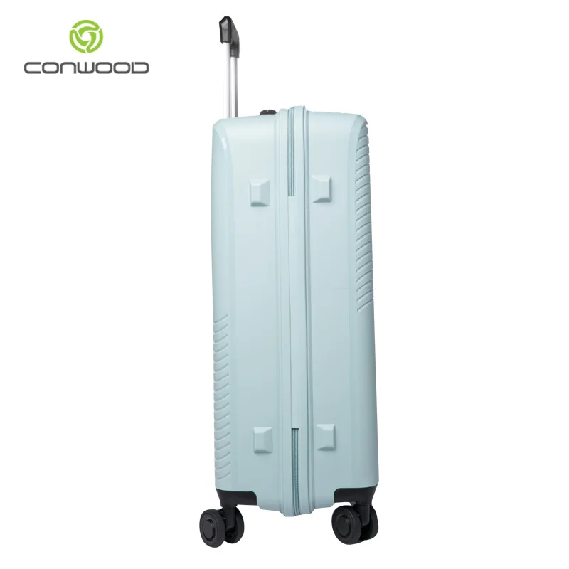 BSCI certification PP  trolley cool luggage suitcase set, polypropylene luggage