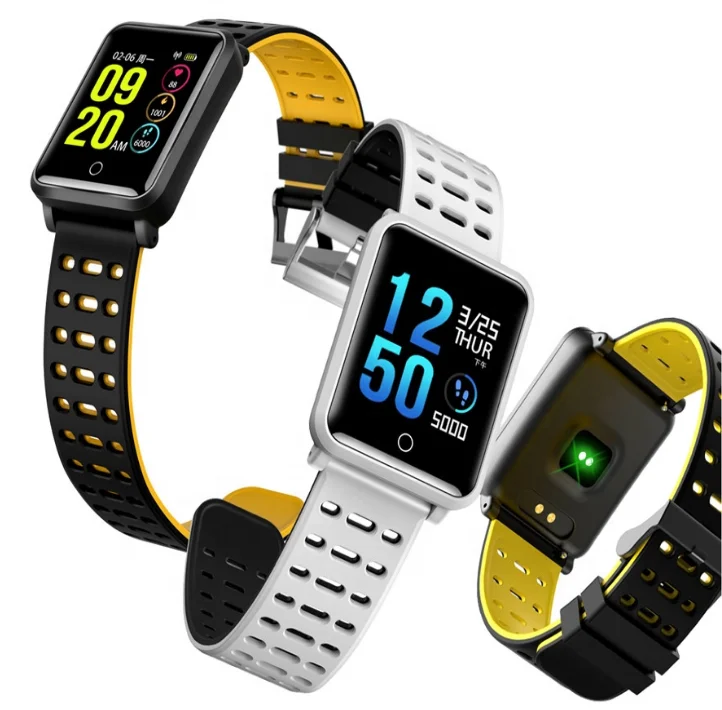 2019 new smartwatch swimming Color Screen Blood Pressure Heart Rate Monitor GPS fitness tracker