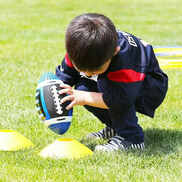 TPU PU Rugby Size 9 OEM League Training Balls Youth Adult Custom Printed Rugby Machine Stitched American Football Ball