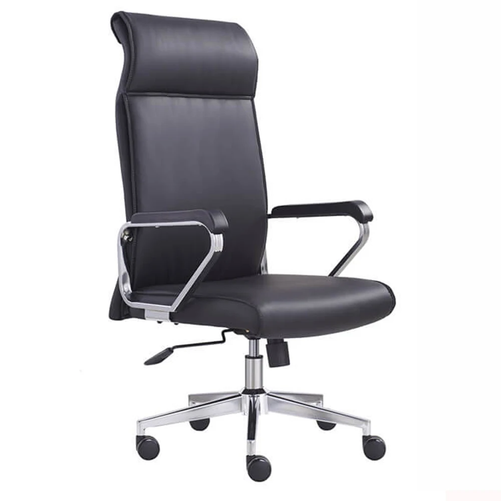 Manager Office Chairs Boardroom Leather Chairs High Back Swivel Leather Chairs