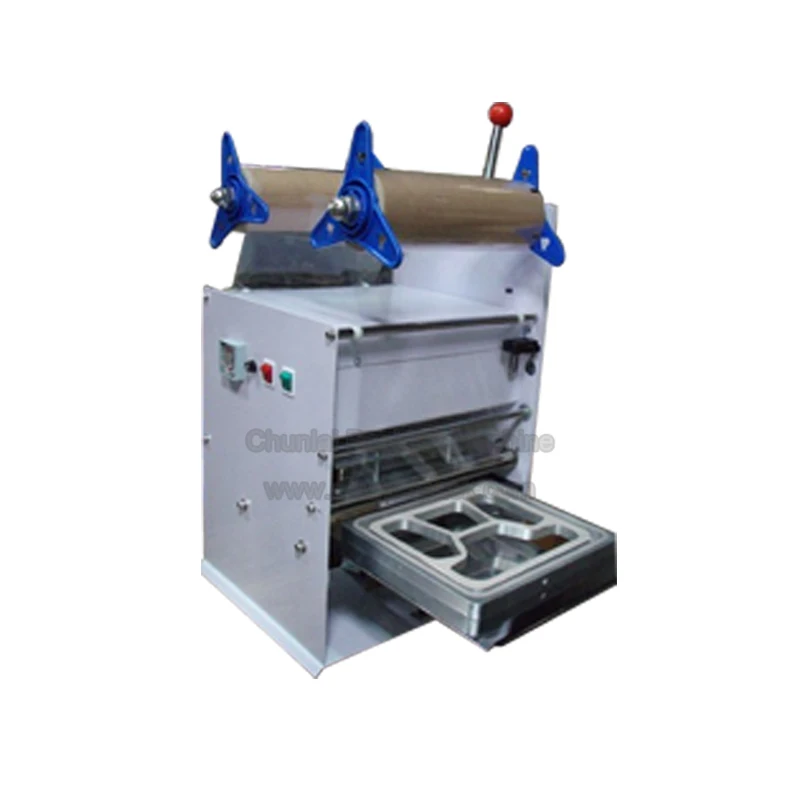 Small Business Food Shop Restaurant Household Hand Press Box Packing Machinery Compartment Tray Sealer