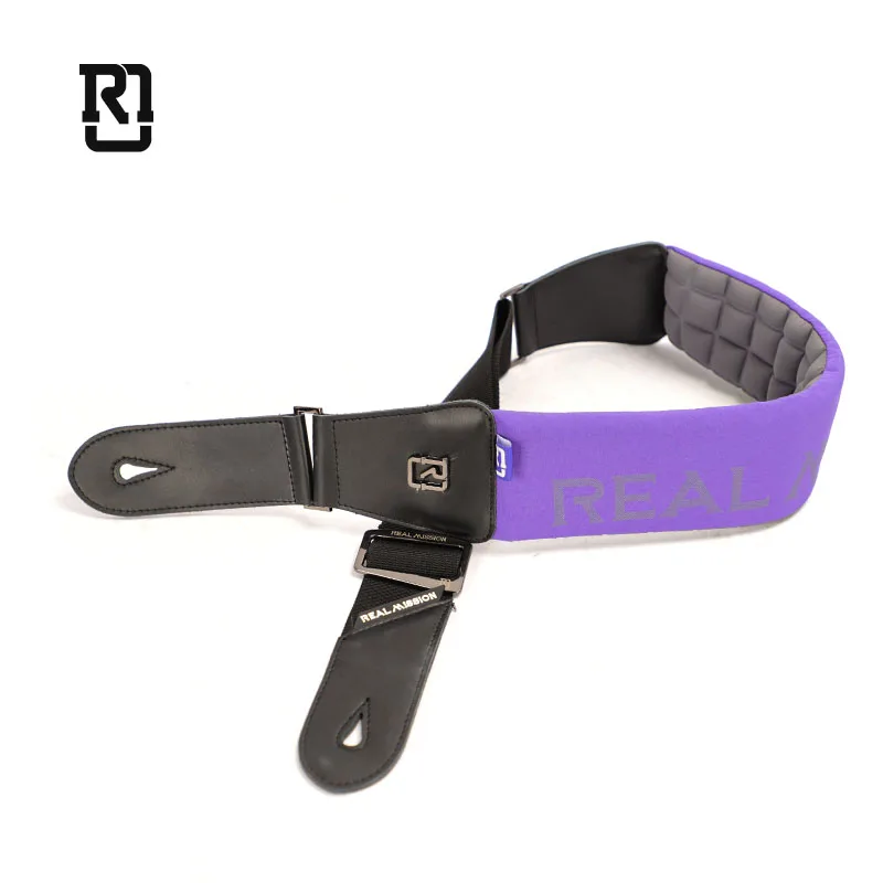 Нейлоновый ремень для гитары RealMission оптовая продажа регулируемый хлопковый жемчужный ремешок электрогитары аксессуар