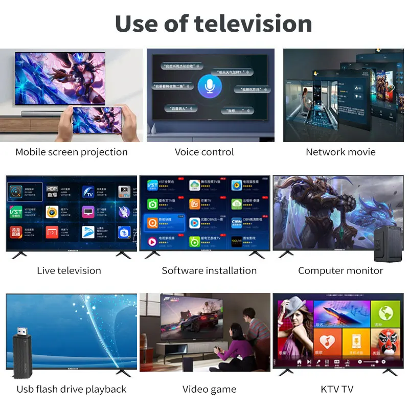 Rechargeable 22 32 inch Smart solar kit tv set home solar tv with panel