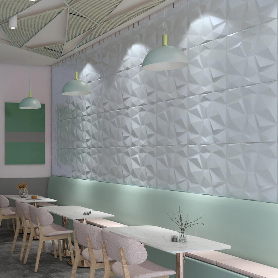 
diamond design self-adhesive 3d brick wallpaper 