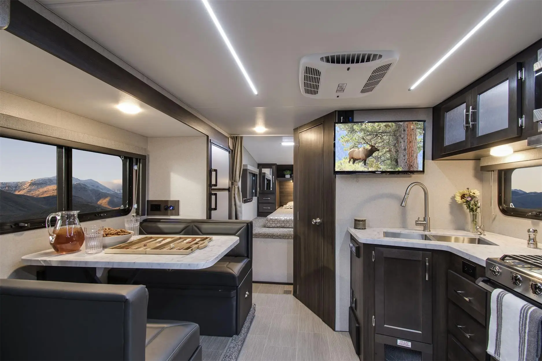 Ecocampor короткая кровать Cabover Bigfoot скользящая в грузовую коробку Кемпер С Душевой Кабиной 2 3 скользящие выдвижные