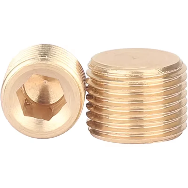 Good Quality Factory Directly brass internal hex thread socket pipe plug