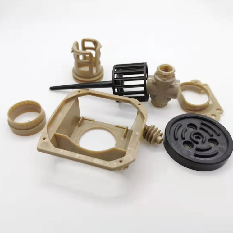 pa66 gf30 PEEK oem custom transparent large small gear high temperature PEEK parts injection molding service