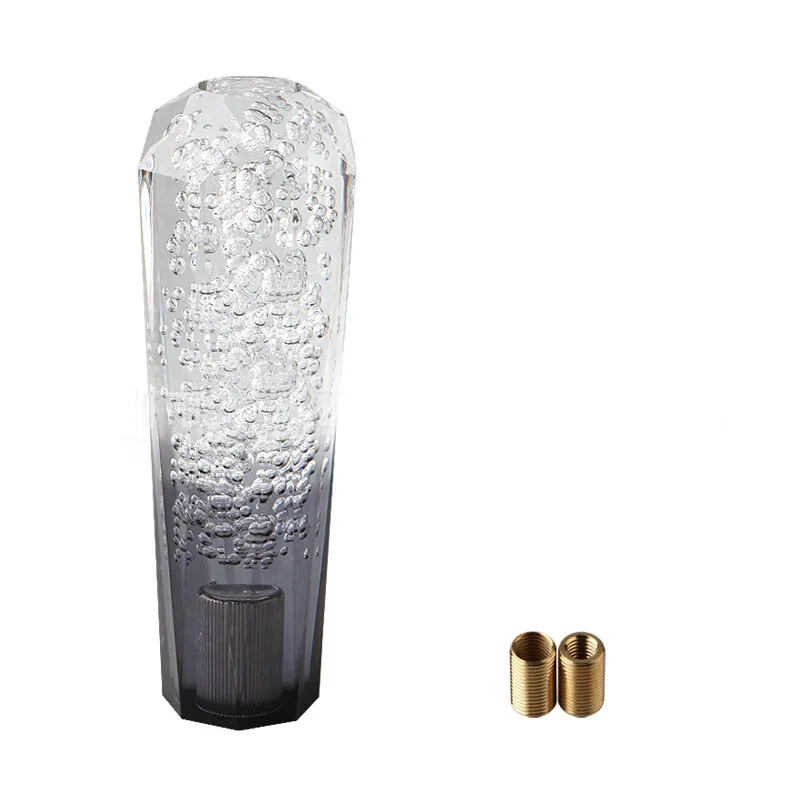 Universal Crystal Octangle AT/MT Car Shift Knob Automobile Gear Stick Shifter Lever Head