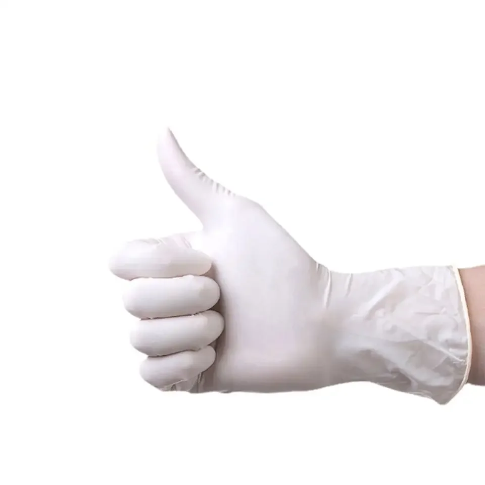 custom white strong full  pure nitrile gloves safe dental wholesale powder free