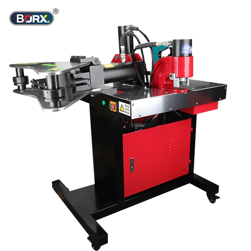 Три функции в одном медный ряд обрабатывающий станок алюминиевый стержень листовой штамповочный гибочный