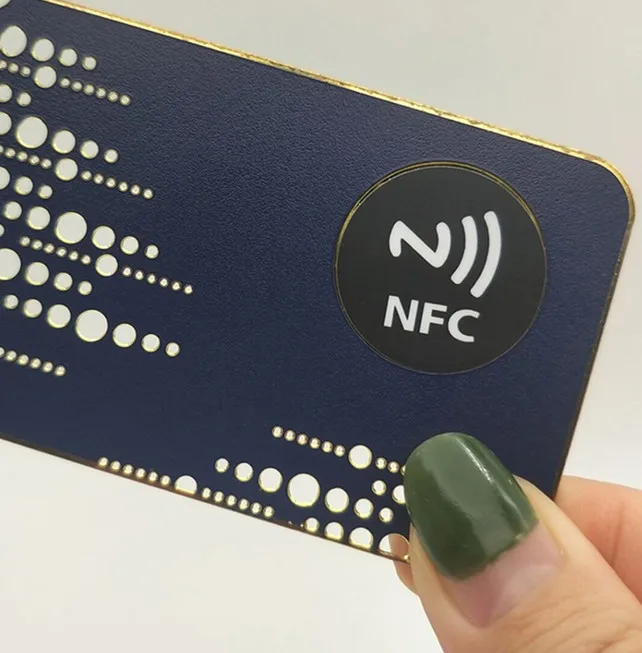 high quality with cheap price NFC metal card engrave