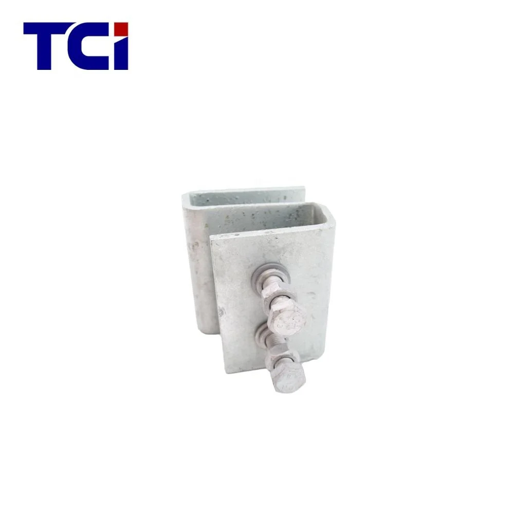 Low Price Hot DIP Galvanized Power Accessory/ Cable Accessory Down Lead Clamp for Tower and Pole Electric Fitting Power Line