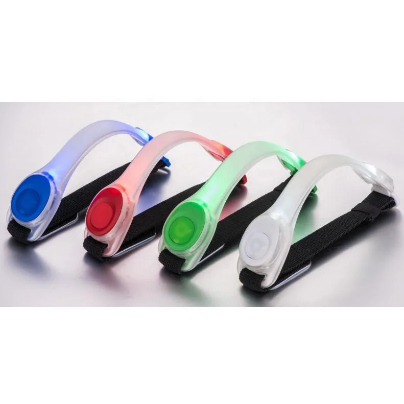 
Outdoor Multi Colors 2 LED Lighted Safety Flashing Armband for Night Running Marathon Night Sport Light 