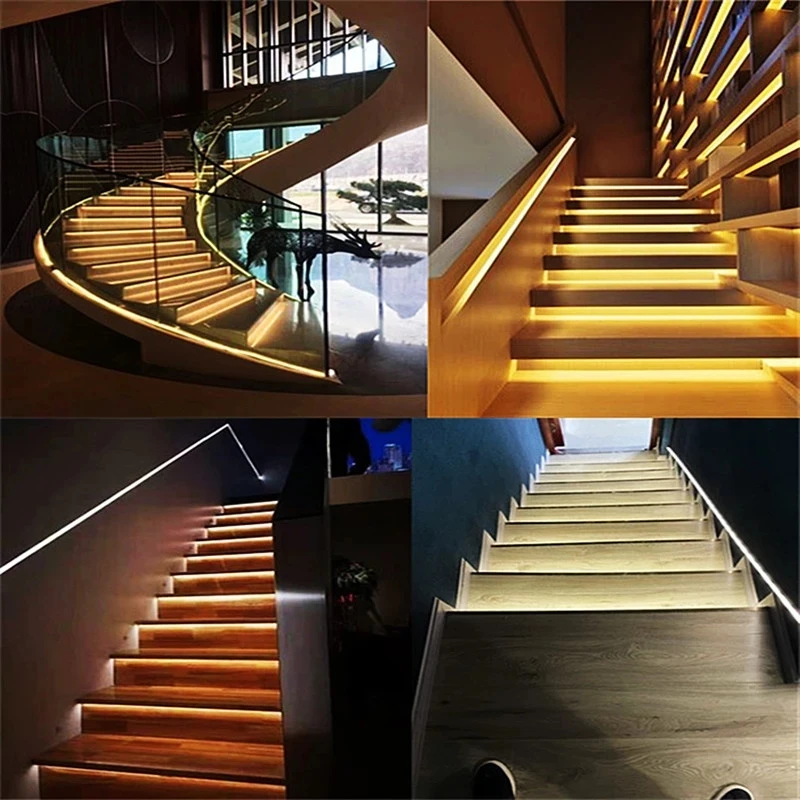 DC5V-24V 36CH Pir Motion Sensor Smart Stair Light Controller Support 800pixels Digital Strip Automated Control Switch