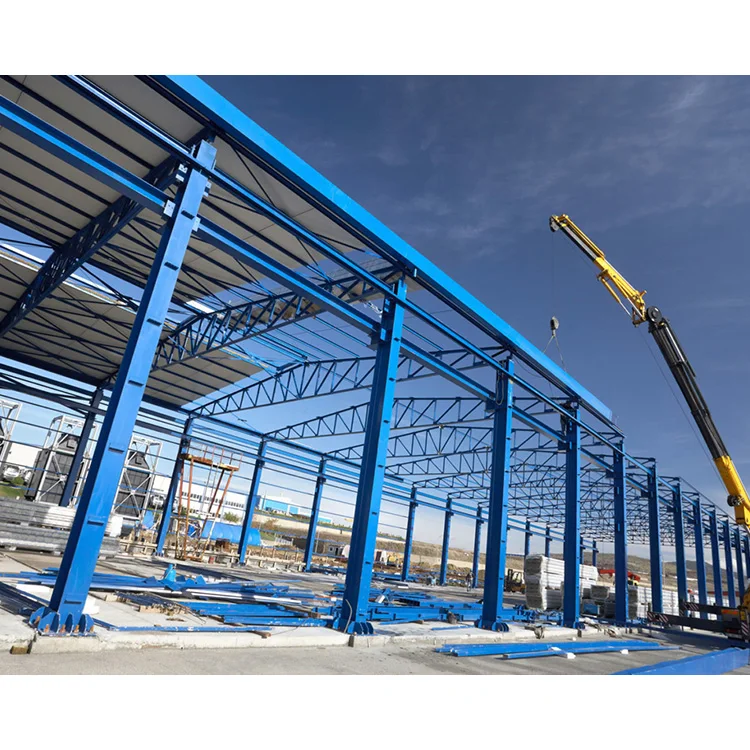 Cheap prefabricated large steel structure workshop prefabricated steel storage shed warehouse