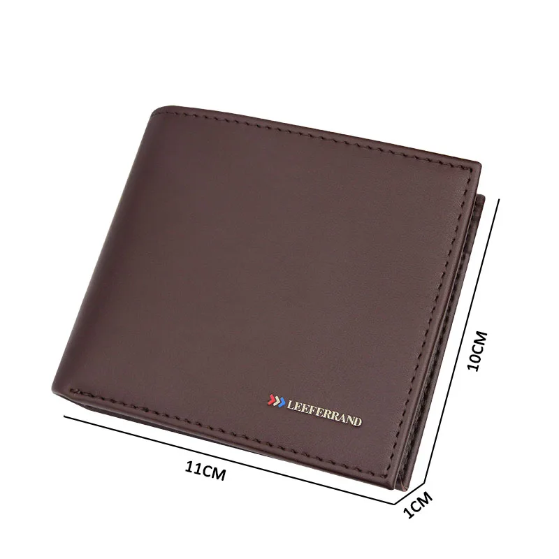 M17392 Wholesale custom logo genuine leather wallet and belt gift sets luxury business men gift set