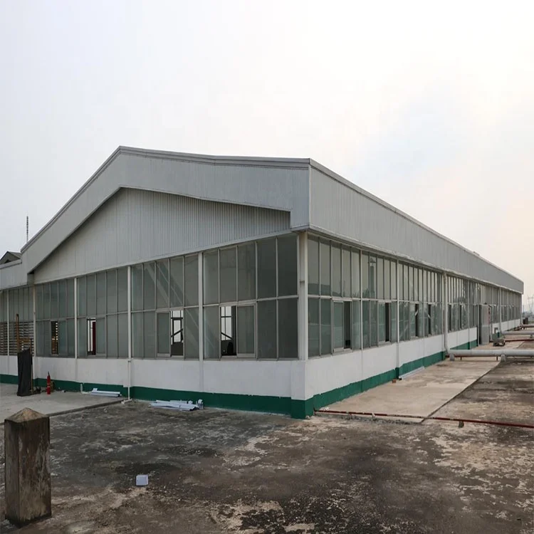 prefab production hangar use metal shed type  steel warehouse workshop