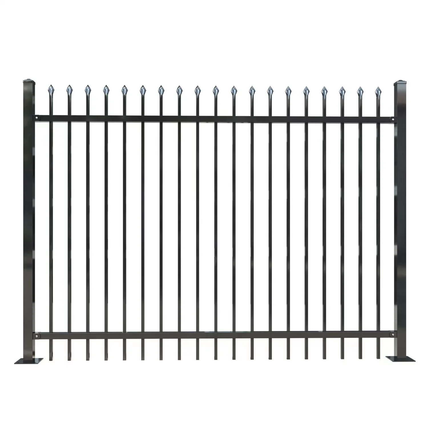 Antique Flowers Cast Iron Garden Fence Panels Security Fence Powder Coated Metal Frame Gate Ornamentals Decorations Farm Fencing