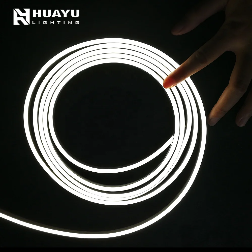 Direct factory super-slim 5*8mm led neon flex rope light IP67 constant voltage 24v12Vdc high bright 2835 led strip light neon