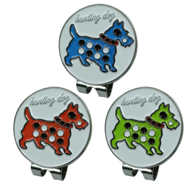 Logo Emblem Custom Golf Ball Marker Blank Magnet Metal Divot Tool Golf Hat Clip
