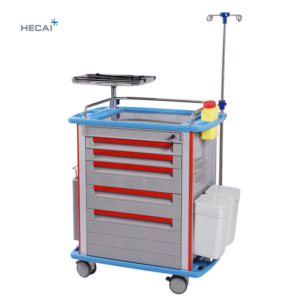 High Quality Trolley Ultrasound Machine Custom Stainless Steel Trolleys Carts Medical Equipment With Ce Certificate
