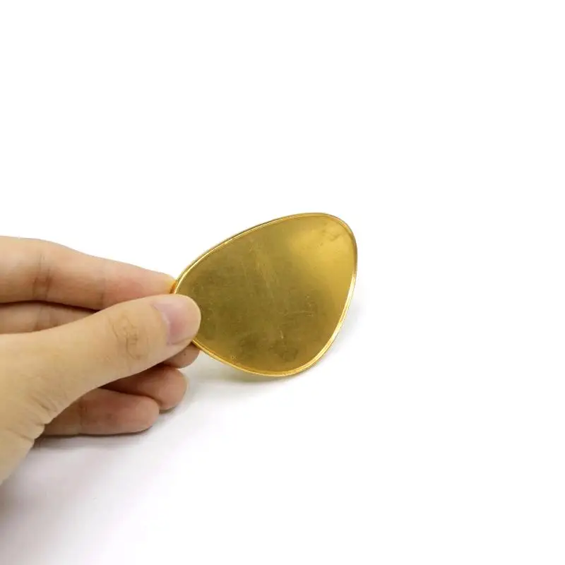 Factory Wholesale Custom Your Brand Logo Embossed Anodizing Aluminum Label Tag With Mouse Feet For Speakers Equipment